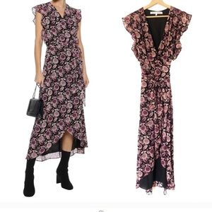 Rebecca Minkoff | Floral Wrap Midi Dress